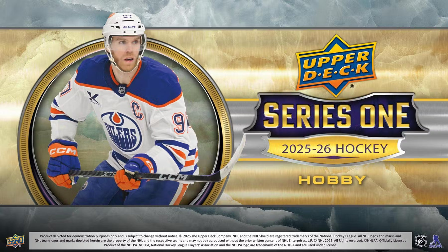 2025-26 Upper Deck Series 1 Hockey Hobby Box